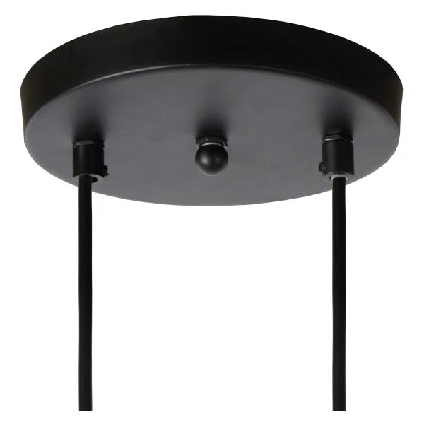 Lucide ORRIN - Pendant light - 2xE27 - Black - detail 1